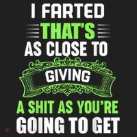 I Farted That's As Close To Giving A Shit Golf Towel thumb 3