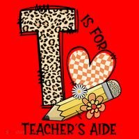 Is For Teacher’S Aide Back To First Day Of School Leopard Santa Hat thumb 1