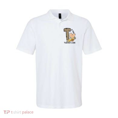Is For Teacher’S Aide Back To First Day Of School Leopard Polo
