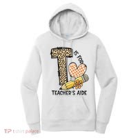 Is For Teacher’S Aide Back To First Day Of School Leopard Women's Hoodie thumb 0