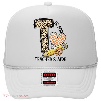 Is For Teacher’S Aide Back To First Day Of School Leopard Hat