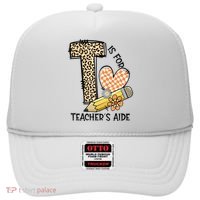 Is For Teacher’S Aide Back To First Day Of School Leopard Hat thumb 0