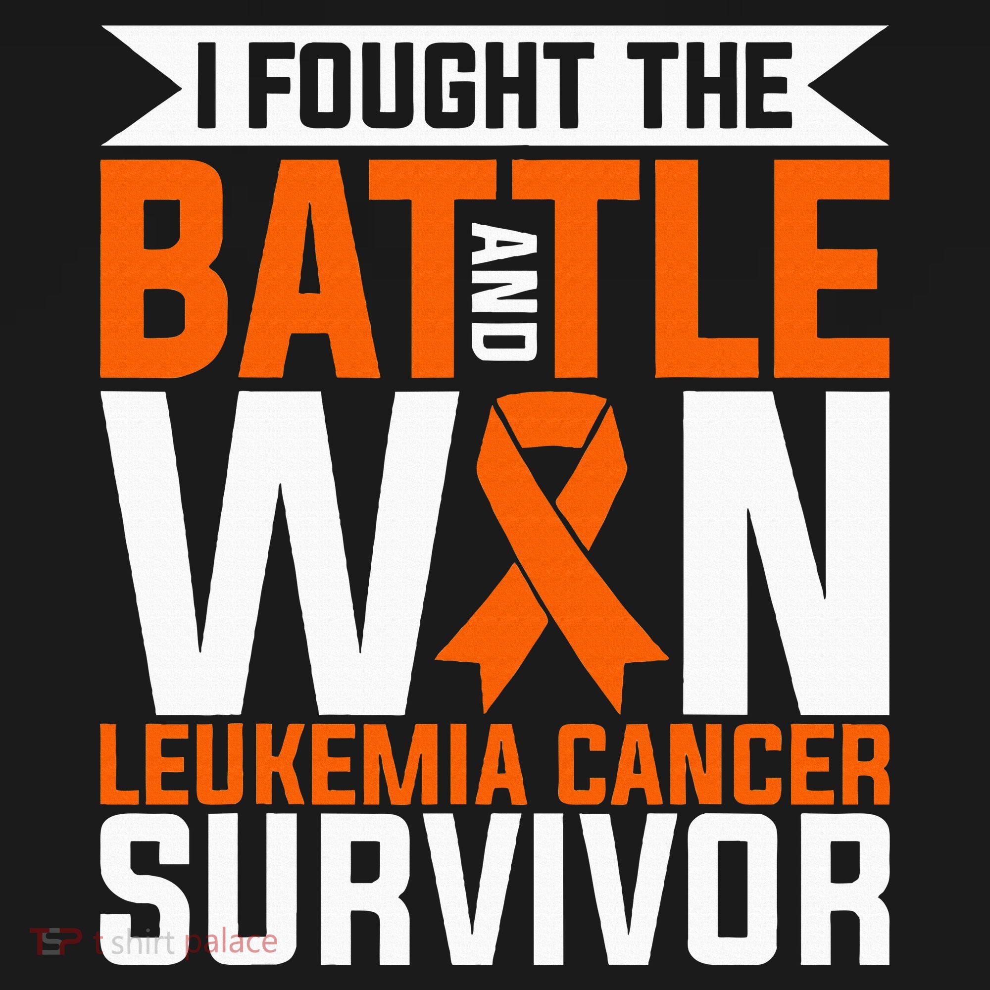 I Fought The Battle And Win Leukemia Cancer Survivor Women's Hoodie