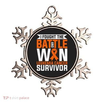 I Fought The Battle And Win Leukemia Cancer Survivor Ornament