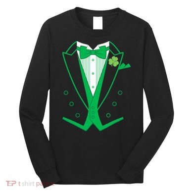Irish Formal Tuxedo St. Patrick's Day Long Sleeve Shirt