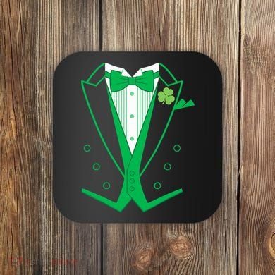 Irish Formal Tuxedo St. Patrick's Day Coaster