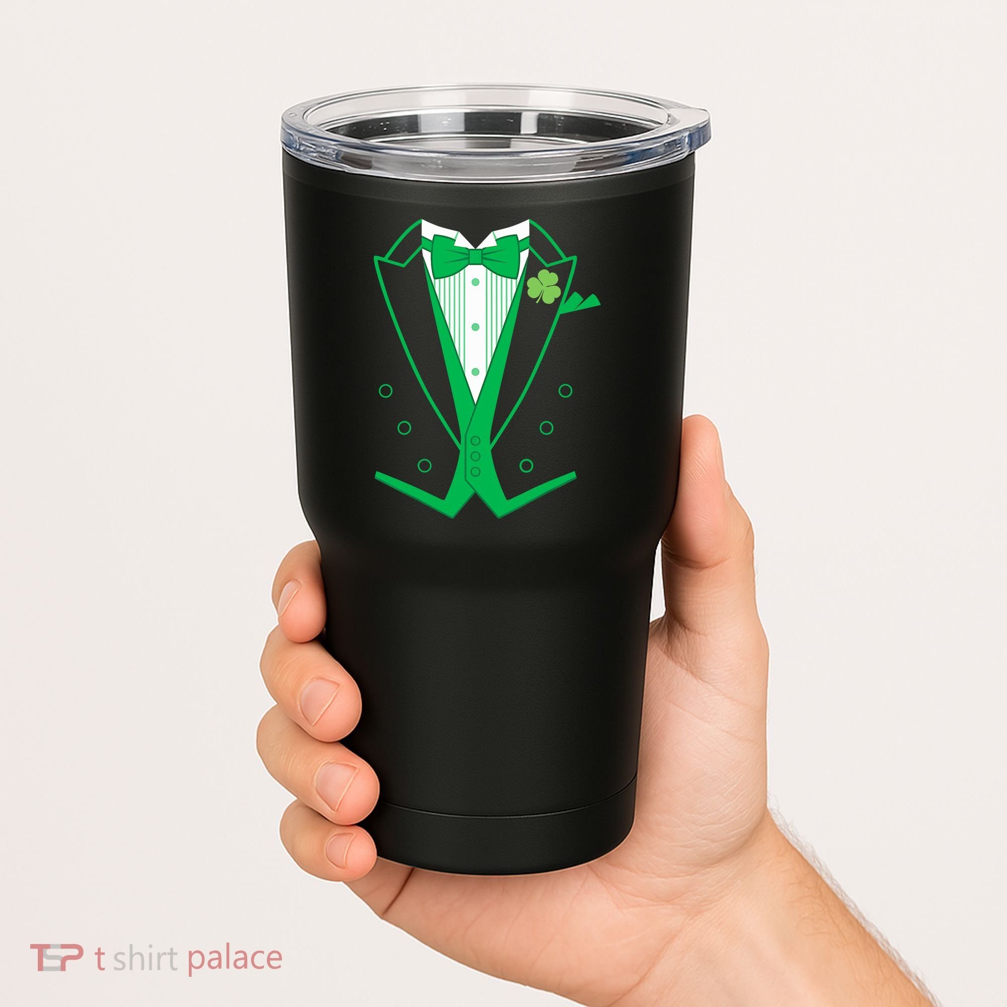 Irish Formal Tuxedo St. Patrick's Day Tumbler