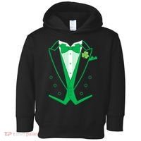 Irish Formal Tuxedo St. Patrick's Day Toddler Hoodie thumb 0