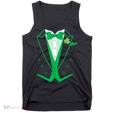 Irish Formal Tuxedo St. Patrick's Day Tank Top