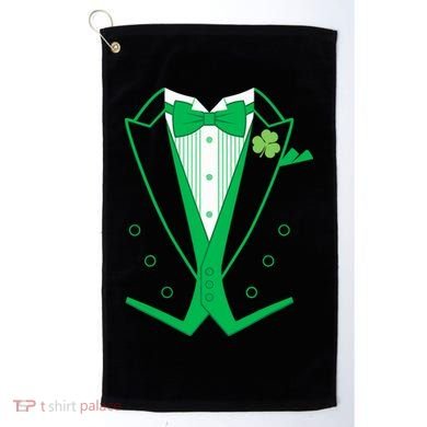 Irish Formal Tuxedo St. Patrick's Day Golf Towel