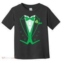 Irish Formal Tuxedo St. Patrick's Day Toddler T-Shirt thumb 0