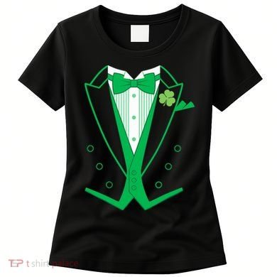 Irish Formal Tuxedo St. Patrick's Day Women's T-Shirt