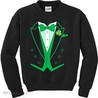 Irish Formal Tuxedo St. Patrick's Day Kids Sweatshirt thumb 0