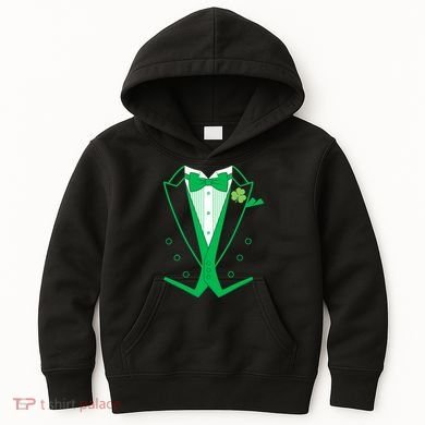 Irish Formal Tuxedo St. Patrick's Day Kids Hoodie