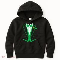 Irish Formal Tuxedo St. Patrick's Day Kids Hoodie thumb 0