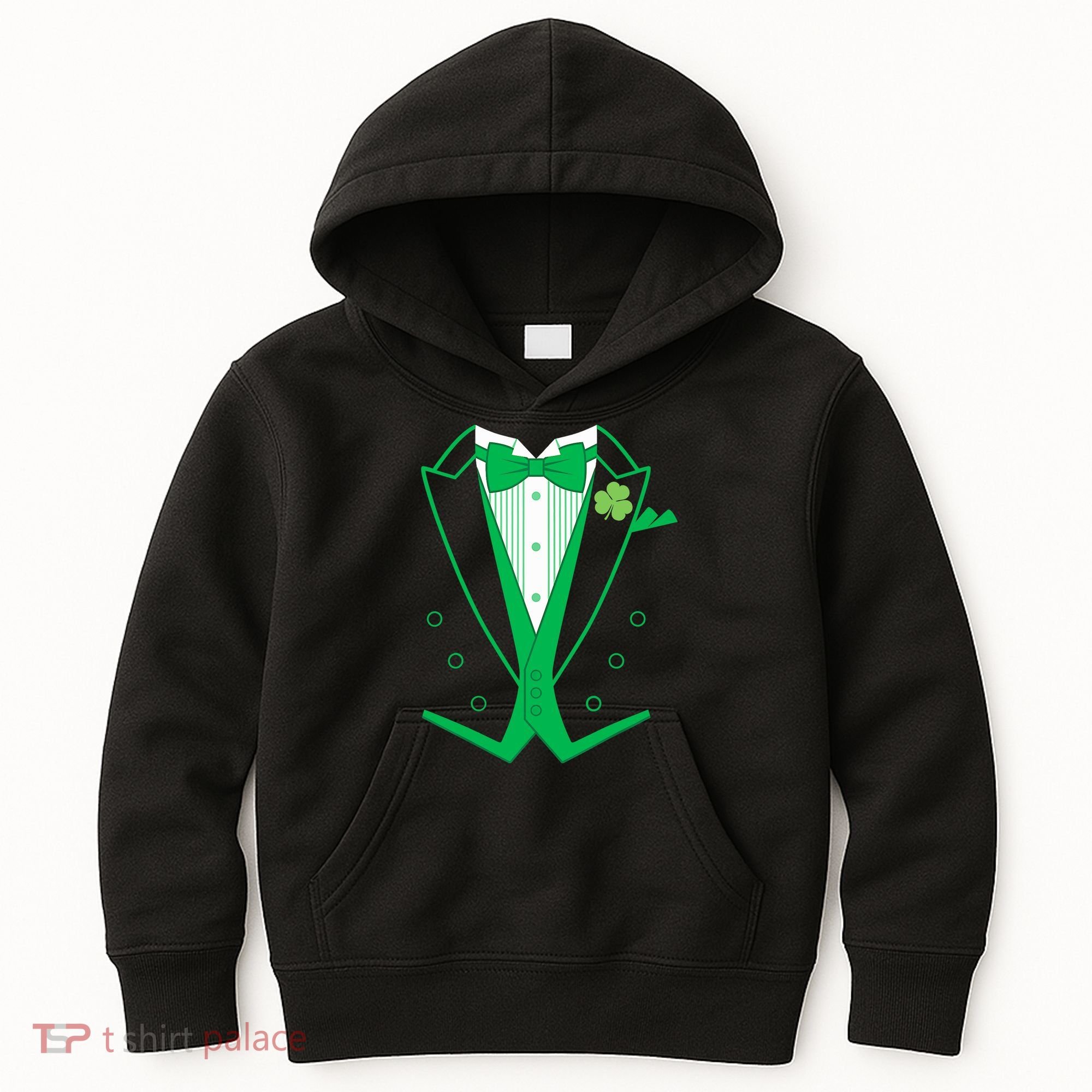 Irish Formal Tuxedo St. Patrick's Day Kids Hoodie