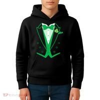 Irish Formal Tuxedo St. Patrick's Day Kids Hoodie thumb 4