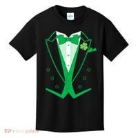 Irish Formal Tuxedo St. Patrick's Day Kids T-Shirt thumb 0