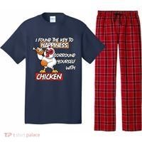 I Found The Key To Happiness, Surround Yourself With Chickens Pajama Set thumb 0