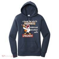 I Found The Key To Happiness, Surround Yourself With Chickens Women's Hoodie thumb 0