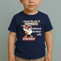 I Found The Key To Happiness, Surround Yourself With Chickens Toddler T-Shirt thumb 2