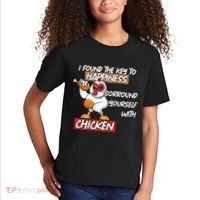 I Found The Key To Happiness, Surround Yourself With Chickens Kids T-Shirt thumb 2