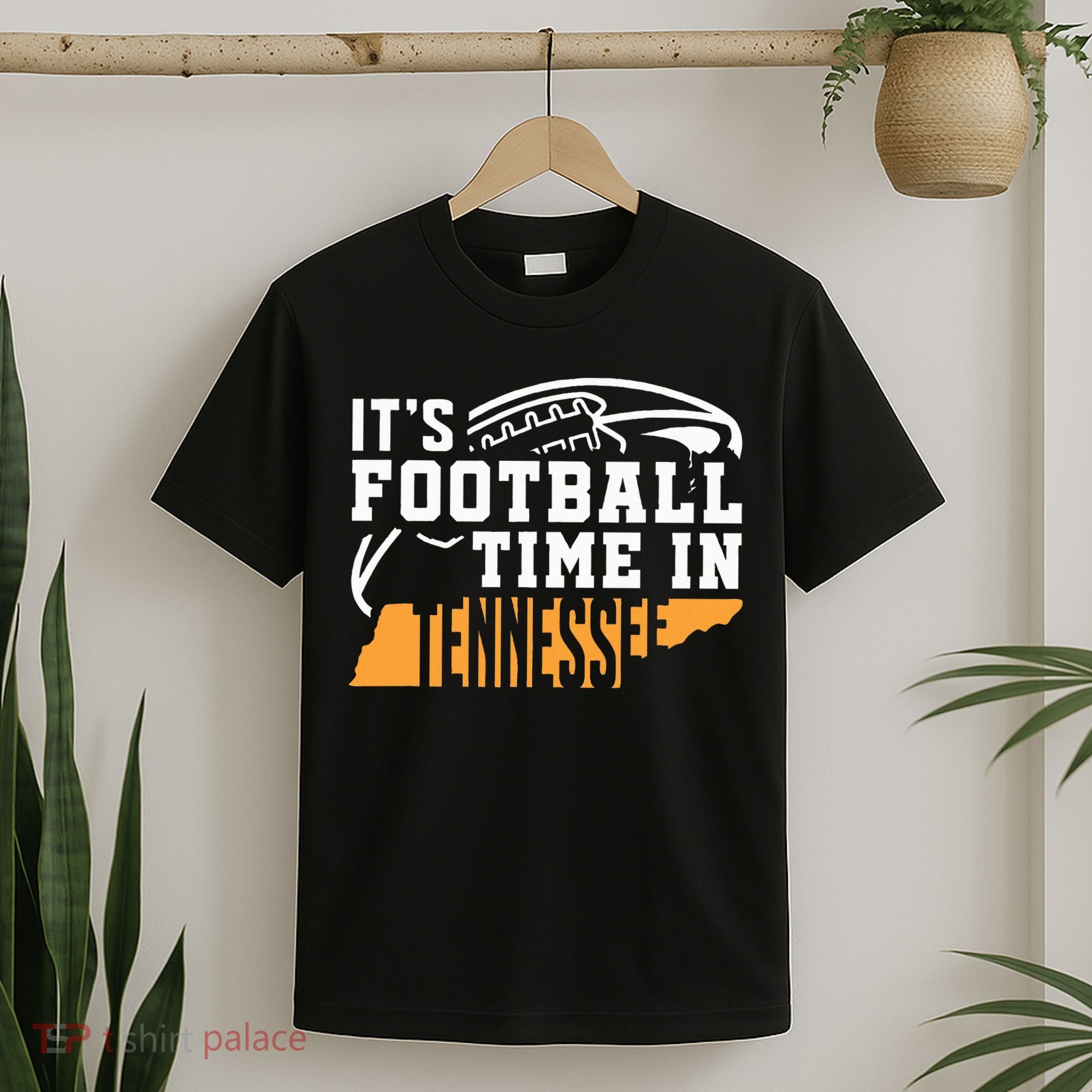 ItS Football Time In Tennessee Orange And White T-Shirt