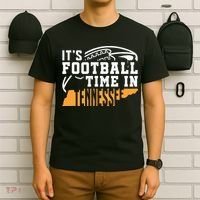 ItS Football Time In Tennessee Orange And White T-Shirt thumb 6