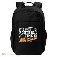 ItS Football Time In Tennessee Orange And White Backpack thumb 0