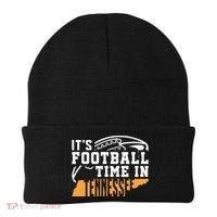 ItS Football Time In Tennessee Orange And White Beanie thumb 0