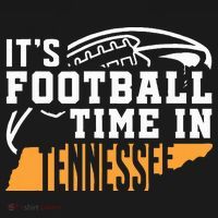 ItS Football Time In Tennessee Orange And White Women's Hoodie thumb 2