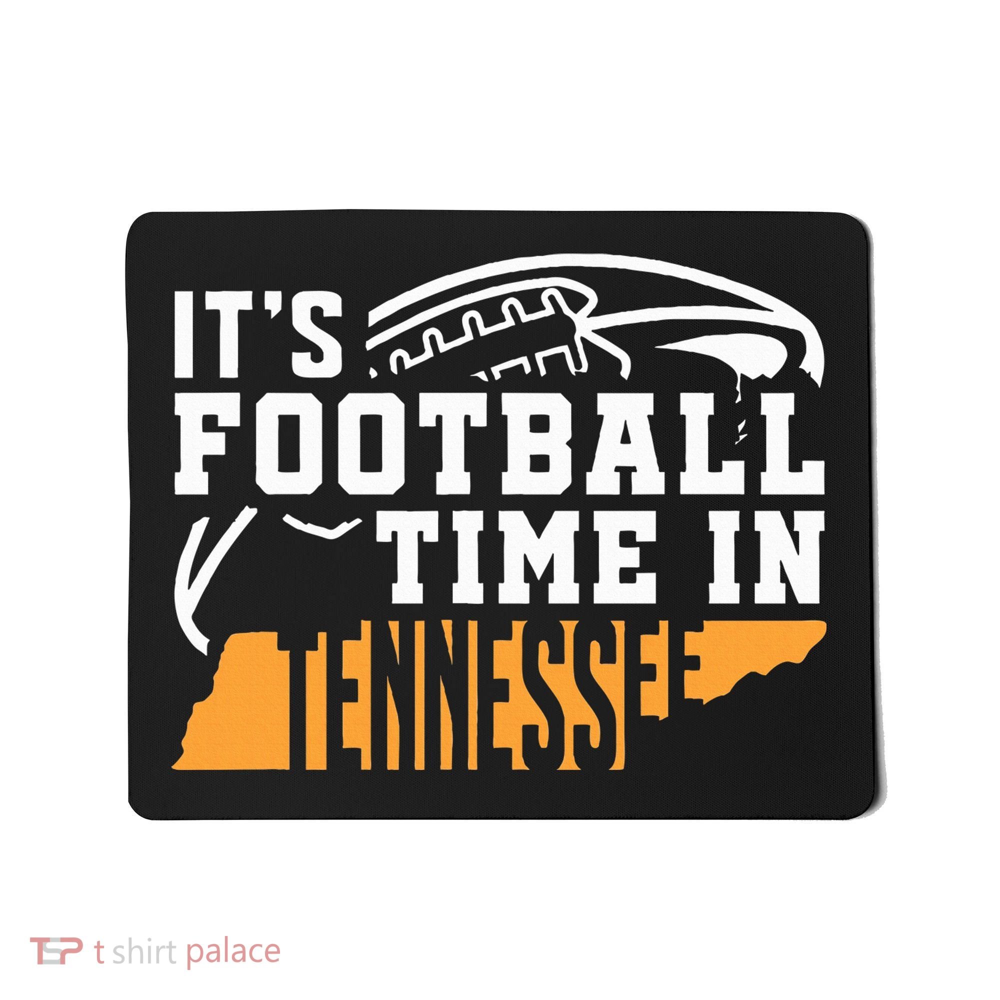 ItS Football Time In Tennessee Orange And White Mousepad