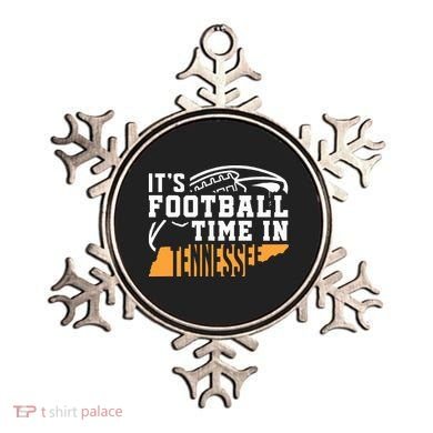 ItS Football Time In Tennessee Orange And White Ornament