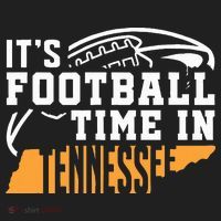 ItS Football Time In Tennessee Orange And White Hat thumb 2