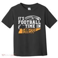 ItS Football Time In Tennessee Orange And White Toddler T-Shirt thumb 0