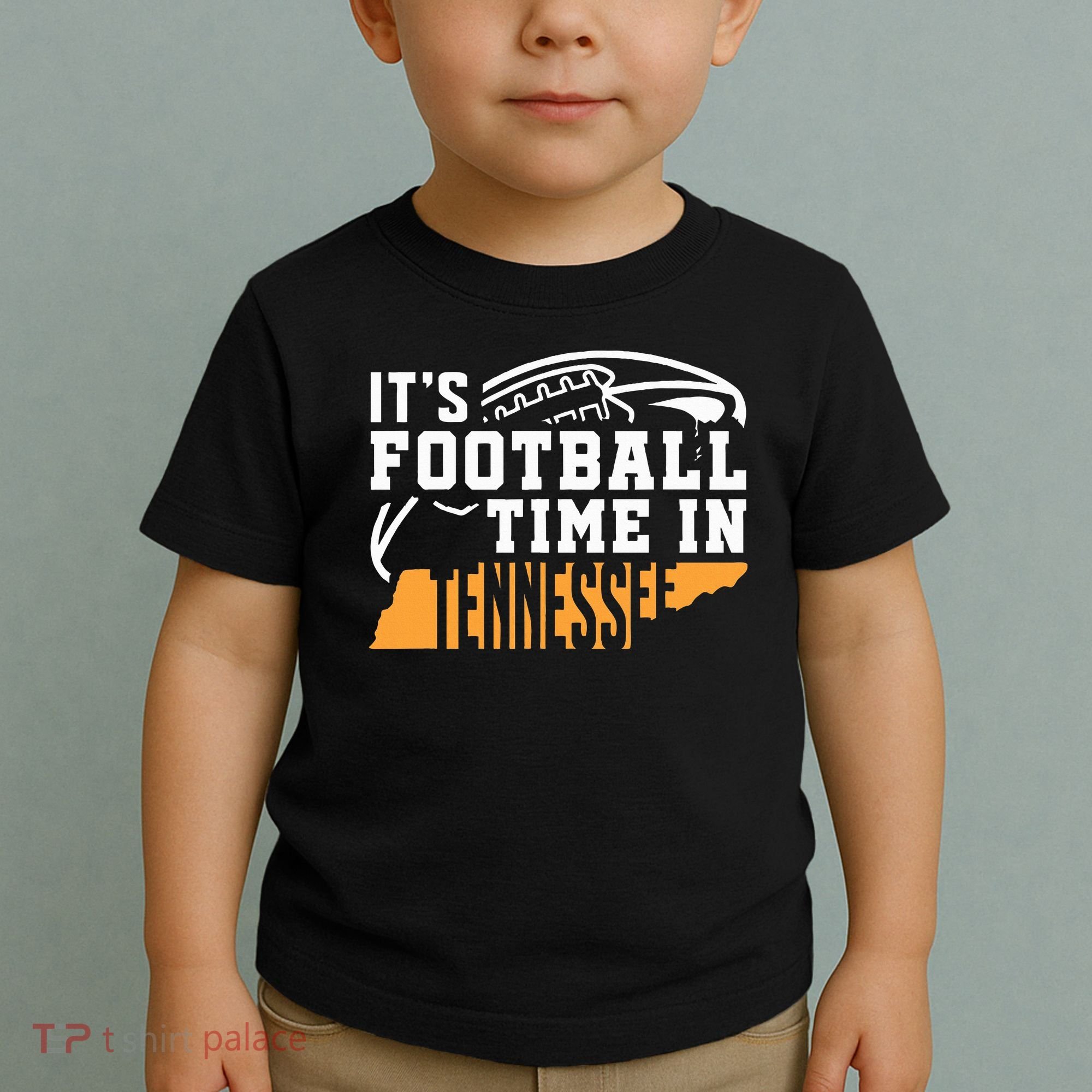 ItS Football Time In Tennessee Orange And White Toddler T-Shirt