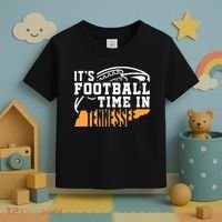 ItS Football Time In Tennessee Orange And White Toddler T-Shirt thumb 3