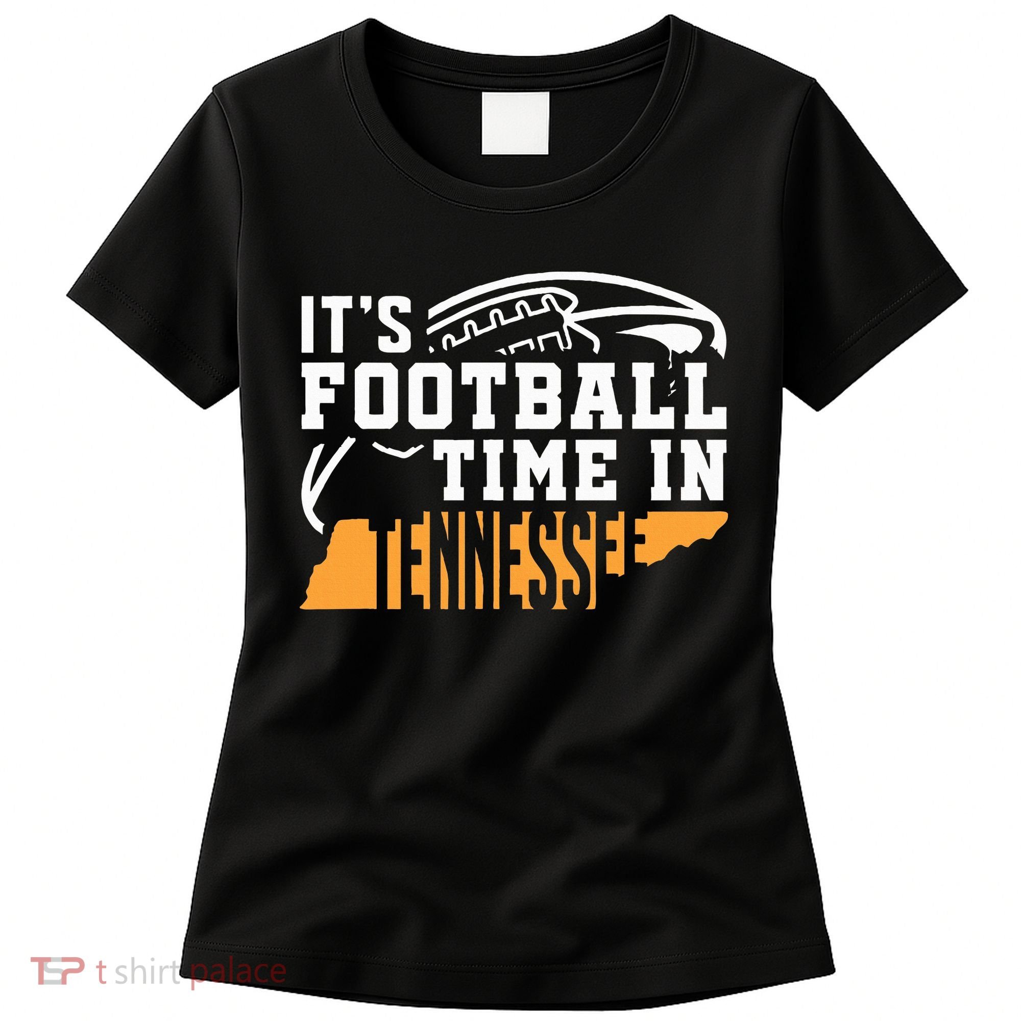 ItS Football Time In Tennessee Orange And White Women's T-Shirt