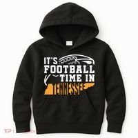 ItS Football Time In Tennessee Orange And White Kids Hoodie thumb 0