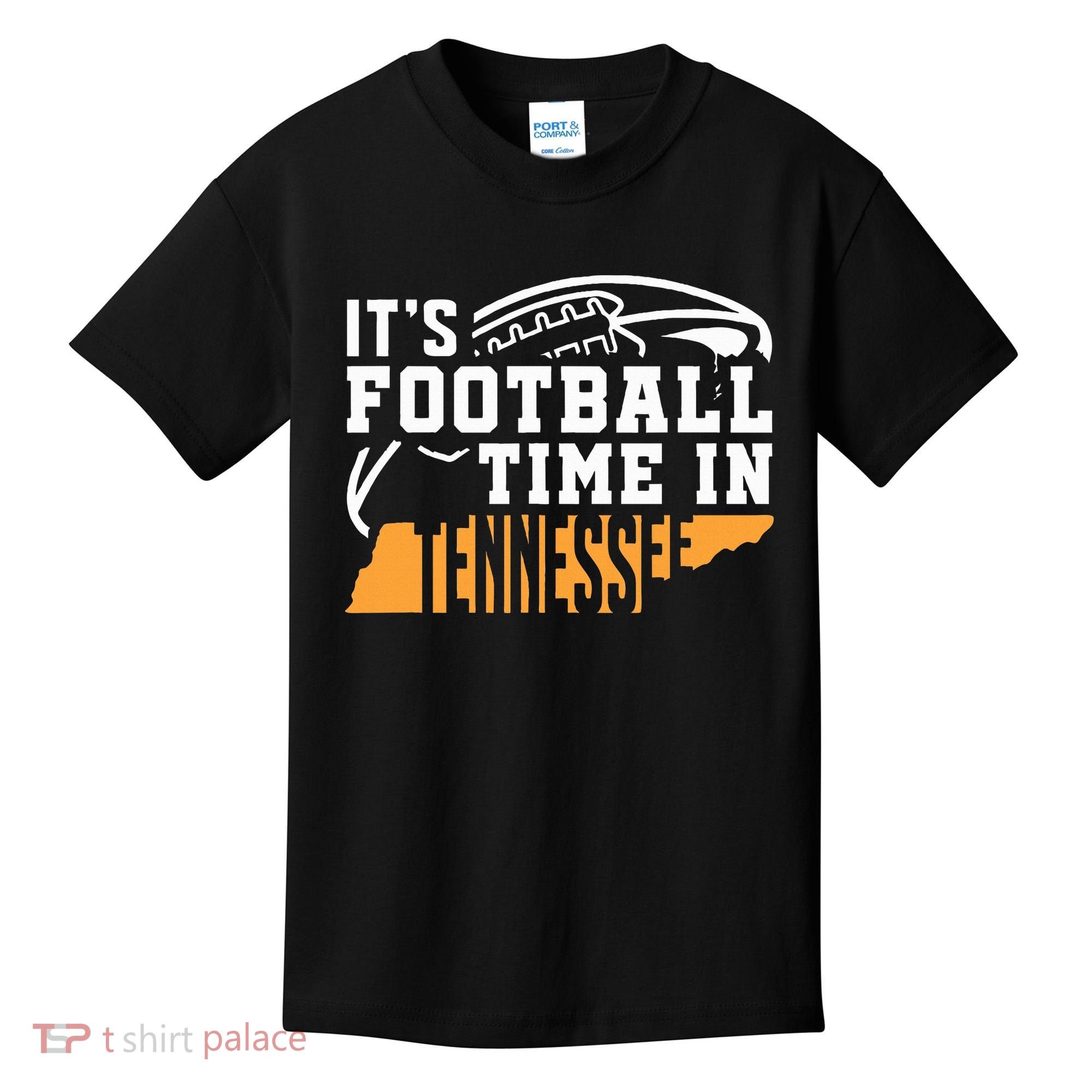 ItS Football Time In Tennessee Orange And White Kids T-Shirt