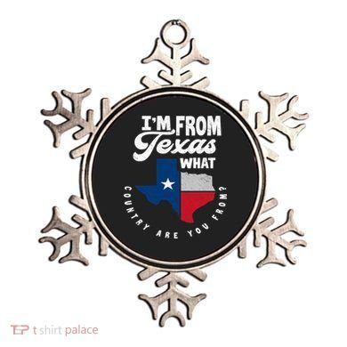 I'm From Texas What Country Are From Proud Texan Ornament