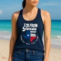 I'm From Texas What Country Are From Proud Texan Women's Tank Top thumb 2