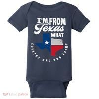 I'm From Texas What Country Are From Proud Texan Baby Bodysuit thumb 0