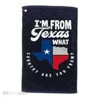 I'm From Texas What Country Are From Proud Texan Golf Towel thumb 0