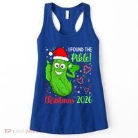 I Found The Pickle Christmas 2026 Funny Xmas Party Meaningful Gift Women's Tank Top thumb 0