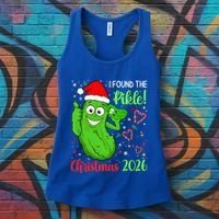I Found The Pickle Christmas 2026 Funny Xmas Party Meaningful Gift Women's Tank Top thumb 3