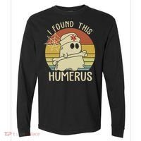 I Found This Humerus Halloween Nurse Nursing Ghost Humorous Comfort Colors Heavyweight Long Sleeve T-Shirt thumb 0