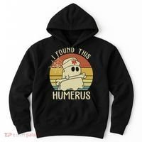 I Found This Humerus Halloween Nurse Nursing Ghost Humorous Hoodie thumb 0