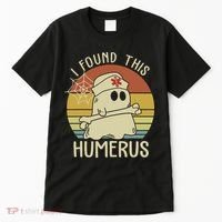 I Found This Humerus Halloween Nurse Nursing Ghost Humorous Tall T-Shirt thumb 0