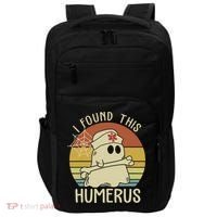 I Found This Humerus Halloween Nurse Nursing Ghost Humorous Impact Tech Backpack thumb 0